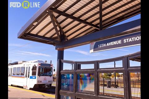 13th Avenue station in Aurora is one of seven new stops. (Photo RTD)